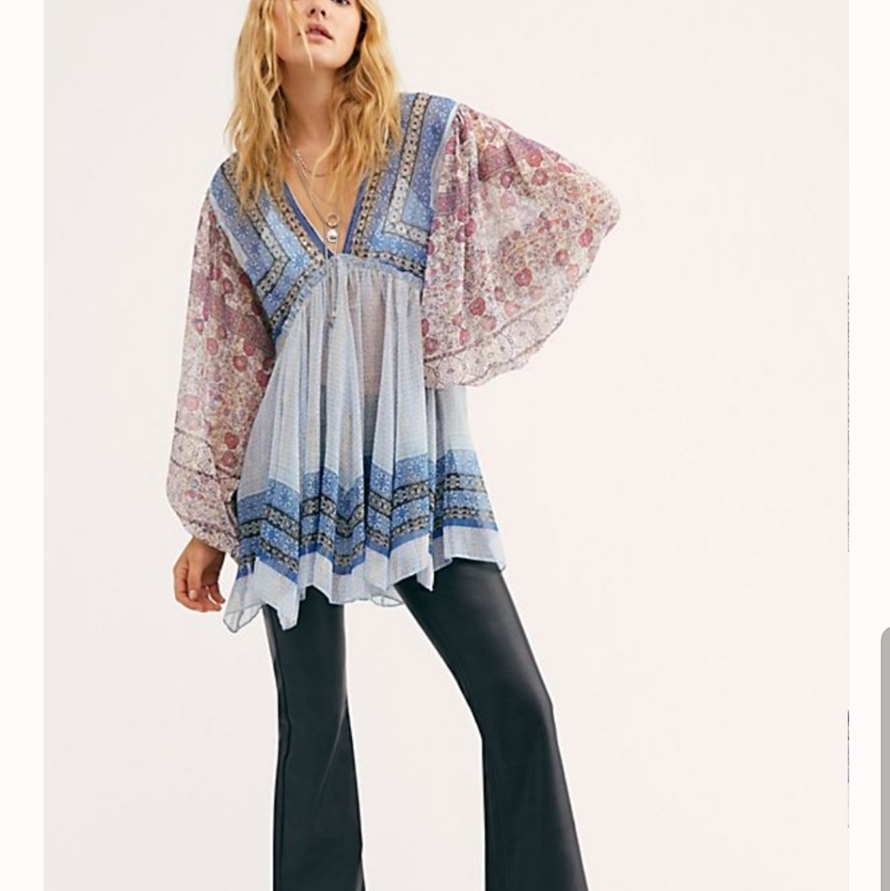 Free People Aliyah Printed Tunic